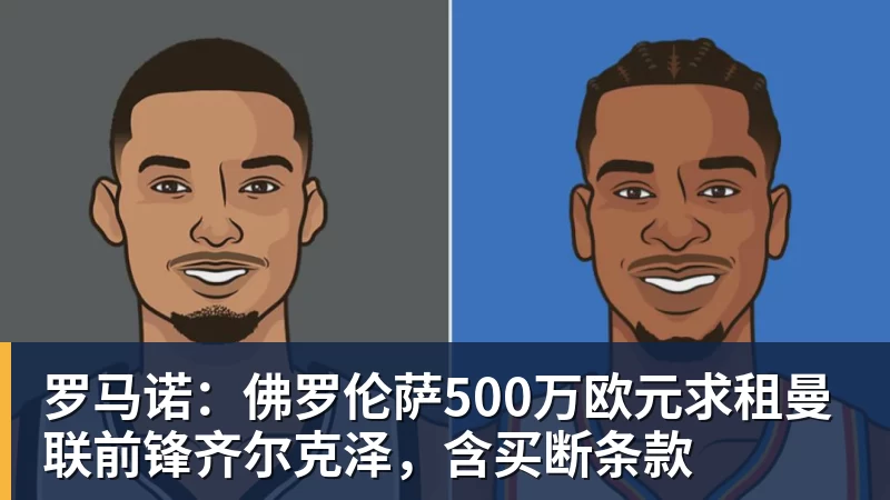 ky体育罗马诺：佛罗伦萨500万欧元求租曼联前锋齐尔克泽，含买断条款